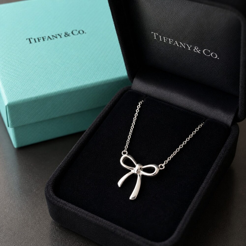 TIFFANY&CO Timeless Necklace Style 2 | New with Box - Picture 7 of 9